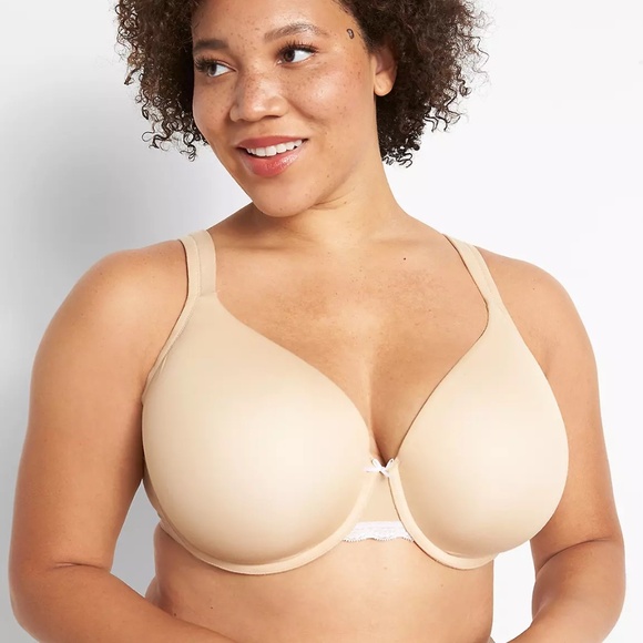 Cacique Lightly Lined Full Coverage Nude Bra Women's Size 44DDD - Picture 2 of 15